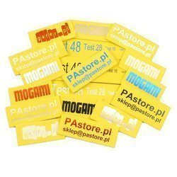 Żółty termokurcz 3:1 z nadrukiem jednostronnym, rurka termokurczliwa