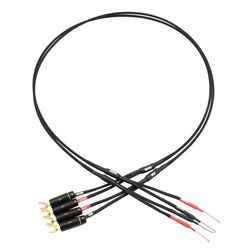 spades - bare wire NIII Mogami kabel głośnikowy