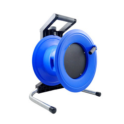 Hedi medium cable drum in blue