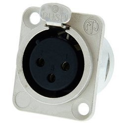 NC3FD-L-1 Neutrik female chassis