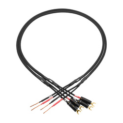 spades - bare wire NI Mogami kabel głośnikowy