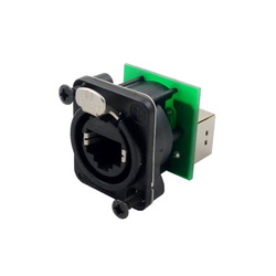 NE8FDP-B Neutrik gniazdo RJ45 czarne