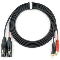 2RCA - 2XLRF Mogami Interconnect