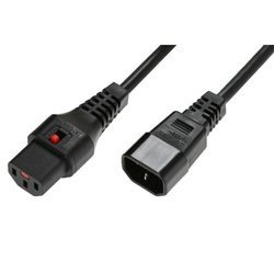 Power cable IEC C14 /IEC C13 Lock
