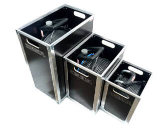 Lite traveling case for cable reels