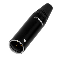 RT3MC-B Rean mini XLR male connector