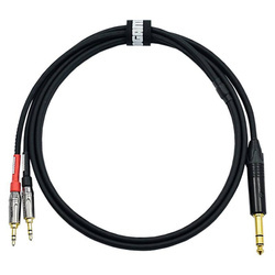 TRS -  2x TRS mini Mogami kabel słuchawkowy