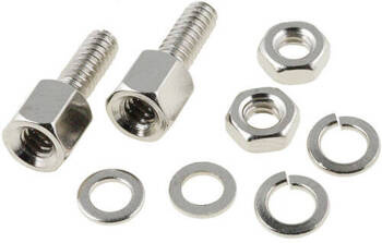 UNC4 set of screw for panel mounting of D-Sub connectors